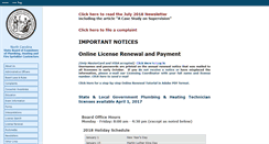 Desktop Screenshot of nclicensing.org